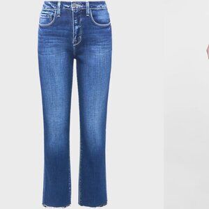 L'Agence Brand New $295 Retail Sada High Rise Slim Crop Jeans